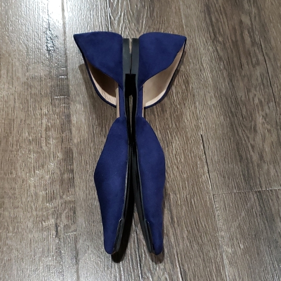 Zara Faux Suede Pointed Flats - Picture 2 of 4